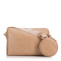 Sada crossbody kabeliek z ekokože, béžová 100-4Y-420-9