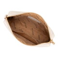 Sada crossbody kabeliek z ekokože, krémová 100-4Y-420-0