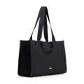Uniwersalna shopperka damska czarna 101-4Y-430-1