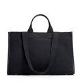 Uniwersalna shopperka damska czarna 101-4Y-430-1