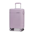 Walizka kabinowa z polikarbonu o błyszczącym wykończeniu lawendowa 56-3P-011-24