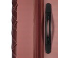 Zestaw walizek z ABS-u z deseniem bordowy 56-3A-55S-31