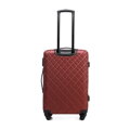 Zestaw walizek z ABS-u z deseniem bordowy 56-3A-55S-31