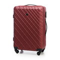 Zestaw walizek z ABS-u z deseniem bordowy 56-3A-55S-31