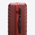 Zestaw walizek z ABS-u z deseniem bordowy 56-3A-55S-31