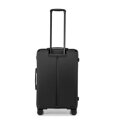 Zestaw walizek z ABS-u w drobne paski czarny 56-3A-60S-10