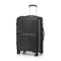 Zestaw walizek z polipropylenu w okręgi czarny 56-3T-30S-10