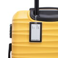 Średnia walizka z ABS - u i identyfikator z logo żółta 56-3A-312-50Z5