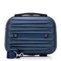 Zestaw walizki kabinowej i kosmetyczki z ABS-u granatowy 56-3A-00Z-90