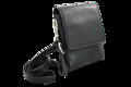 Malý čierny kožený pánsky crossbag 215-2189-60