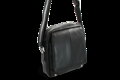 Malý čierny kožený pánsky crossbag 215-1919-60