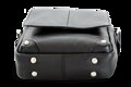 Malý čierny kožený pánsky crossbag 215-1919-60