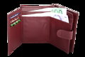 Burgundy dámska kožená peňaženka so zápinkou 511-9769-34