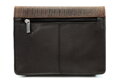 Tmavo hnedá pánska kožená dokladová etue v štýle BAMBOO 611-2411F-47