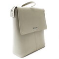 Šedobéžová sada dámskeho batohu, etue a kľúčenky 412-1660-0025-2418-24