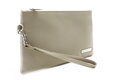 Šedobéžová sada dámskeho batohu, etue a kľúčenky 412-1660-0025-2418-24