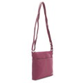 Fuxiová kožená zipsová kabelka 212-3013-36