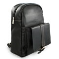 Čierny kožený batoh 311-1717-60/40