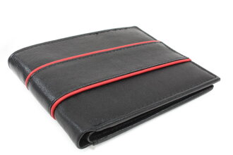 Černá kožená peněženka - dokladovka 513-1302-60/31