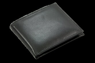 Černá pánská kožená peněženka 513-3222-60