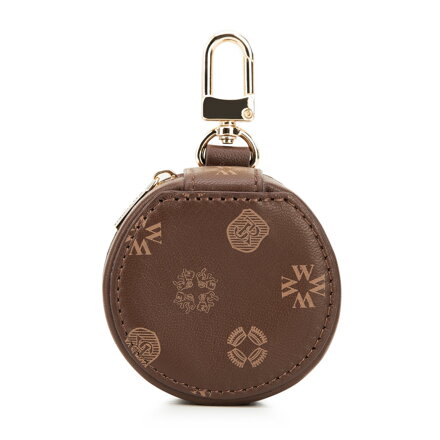 Brelok z etui skórzany brązowy 34-2-002-4B