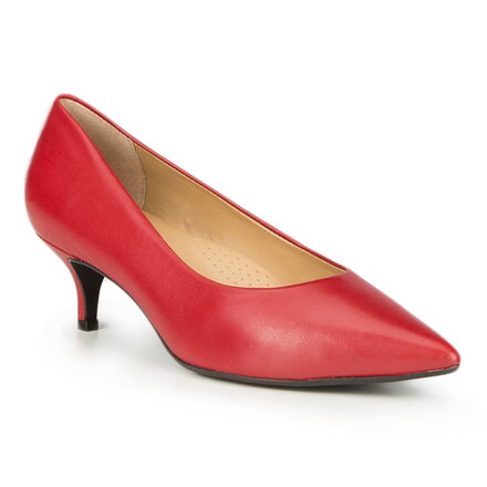 Czółenka ze skóry na kaczuszce 87-D-706-3