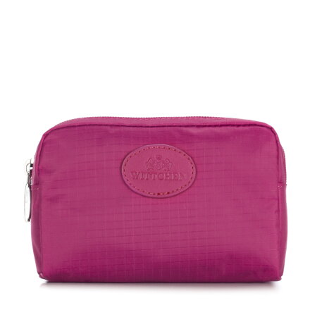 Damska kosmetyczka pudełkowa mała ciemny róż 95-3-101-PP