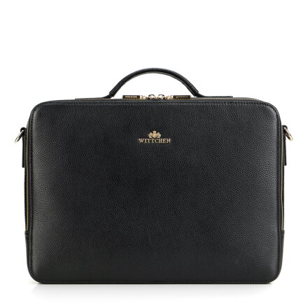 Damska torba na laptopa 15" dwukomorowa czarna 103-2E-617-1