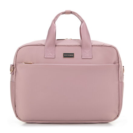 Torba na laptopa 15’’ z nylonu różowa 29-3P-203-34