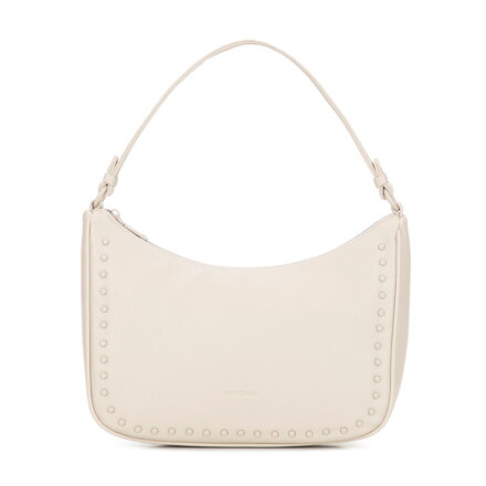 Damska torebka na ramię z imitacji skóry kremowa 101-4Y-702-0