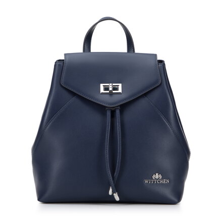 Damski plecak worek skórzany z przeszyciami 95-4E-623-7