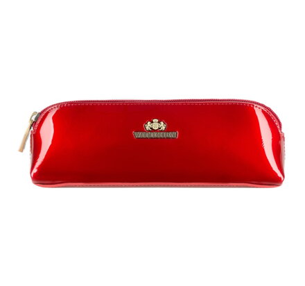 Damskie etui na długopisy lakierowane czerwone 25-2-134-3