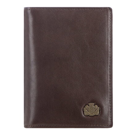 Etui na dokumenty skórzane z herbem 10-2-174-4
