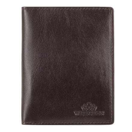 Etui na dokumenty skórzane proste brązowe 14-2-163-L41 Etui na dokumenty skórzane proste brązowe 14-2-163-L41