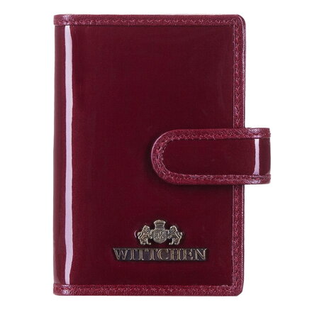 Etui na karty kredytowe bordowe 14-2L-201-3