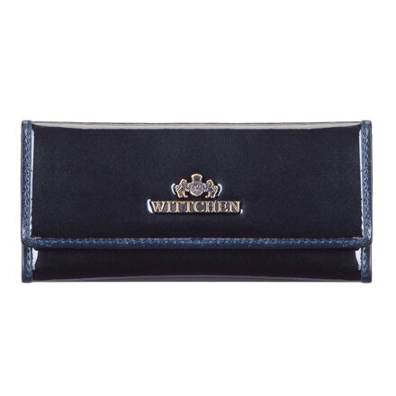 Etui na klucze lakierowane granatowe 14-2L-013-N