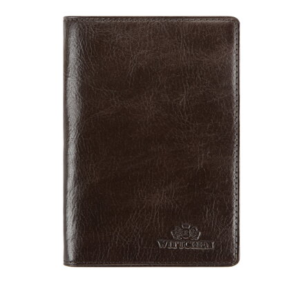 Etui na paszport skórzane proste 21-5-128-4