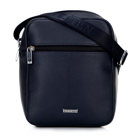 Malá crossbody taška z ekokože granátová 100-4P-012-7