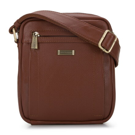 Męska listonoszka skórzana z trzema kieszeniami 94-4U-301-5