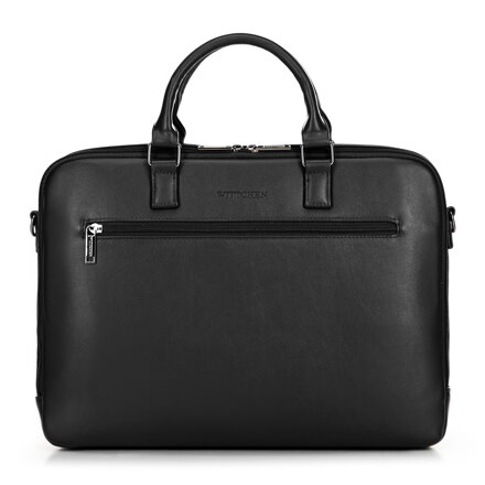 Pánska taška na notebook 16” z eko-kože čierna 100-3P-907-1
