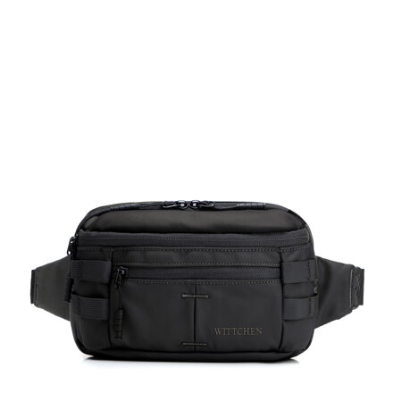 Nerka męska z ochroną RFID czarna 102-3P-807-1