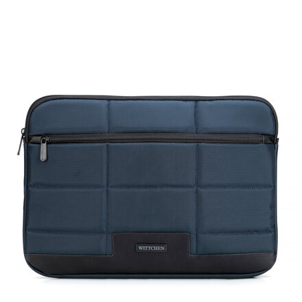 Pikowane etui na laptopa 15,6” granatowo - czarne 102-3P-101-7D