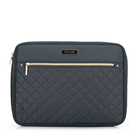 Pokrowiec na laptopa 15'' pikowany na przodzie szary 99-2Y-301-01