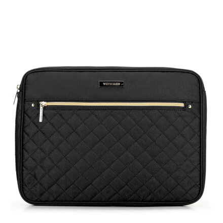 Pokrowiec na laptopa 15'' pikowany na przodzie czarny 99-2Y-301-10