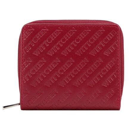 Damski portfel z tłoczonej skóry mały 26-1-002-3