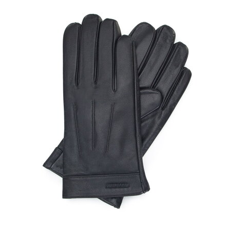 Rękawiczki męskie ciemny brąz 44-6-717-BB