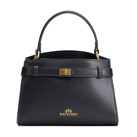 Skórzany kuferek mini czarny 102-4E-614-1