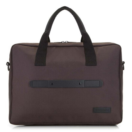 Pánska taška na notebook 15,6” klasická hnedo-čierna 91-3P-700-4
