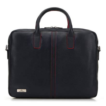Torba na laptopa 11’’/12’’ skórzana z przeszyciem na środku 98-3U-900-7