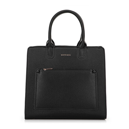 Torba na laptopa 13” z imitacji skóry czarna 100-4Y-916-1